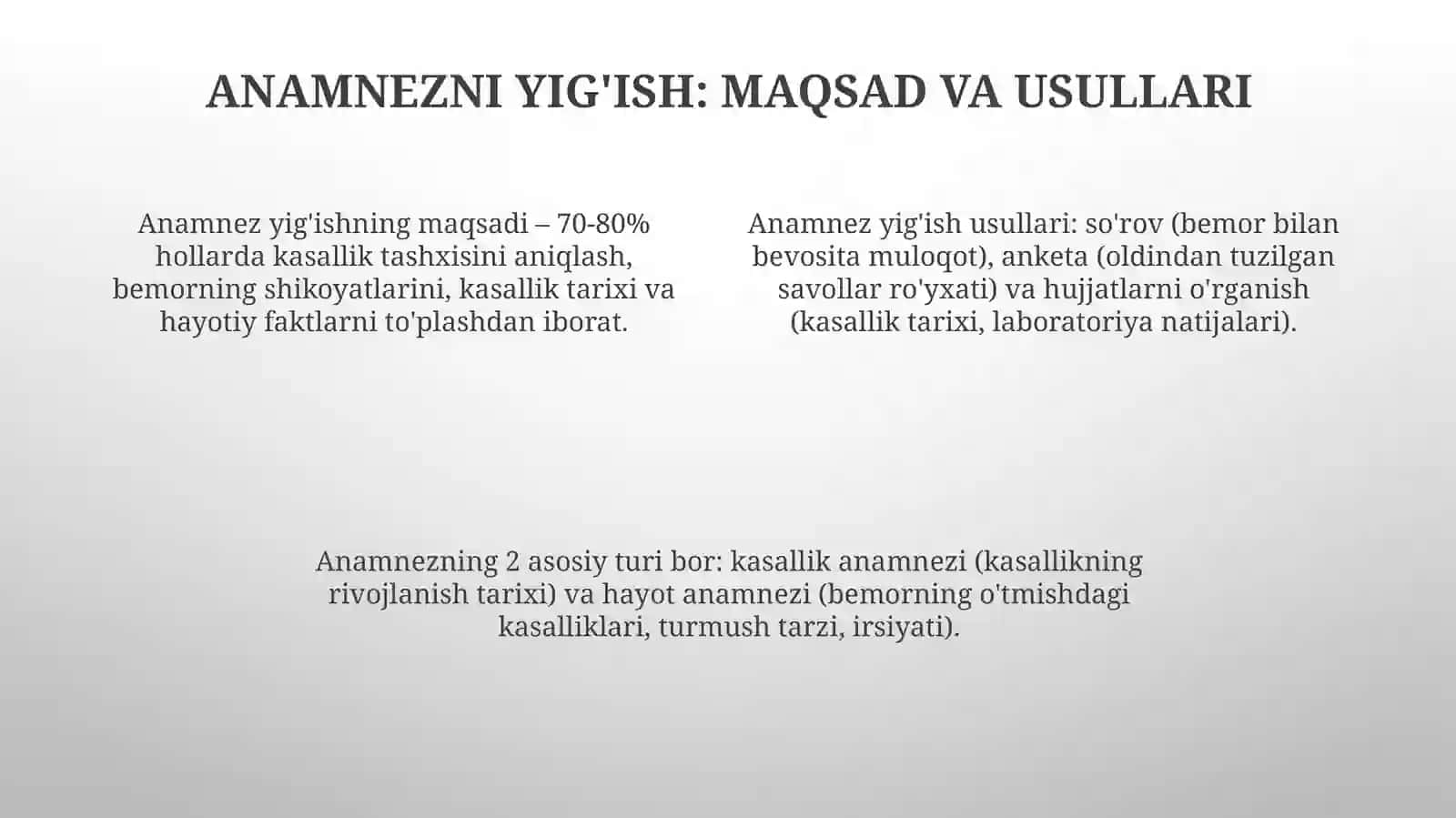 Asosiy tadqiqot usullari tibbiyotda 4