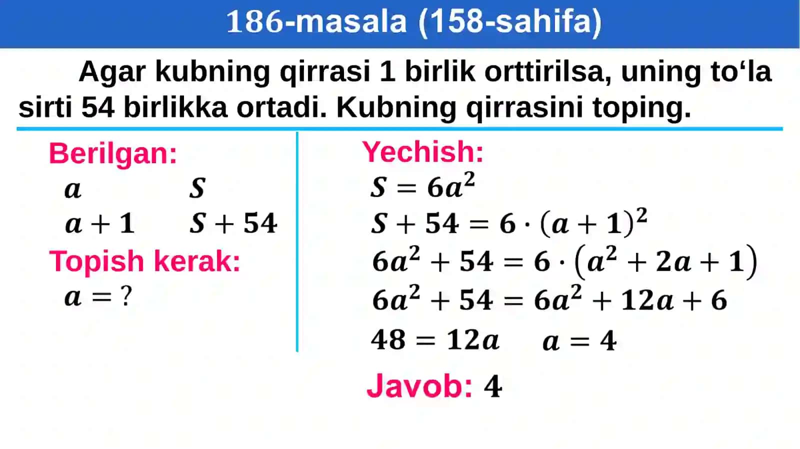 Geometriya 11-sinf Mavzu: Hajmtushunchasi Parallelepipedninghajmi 4