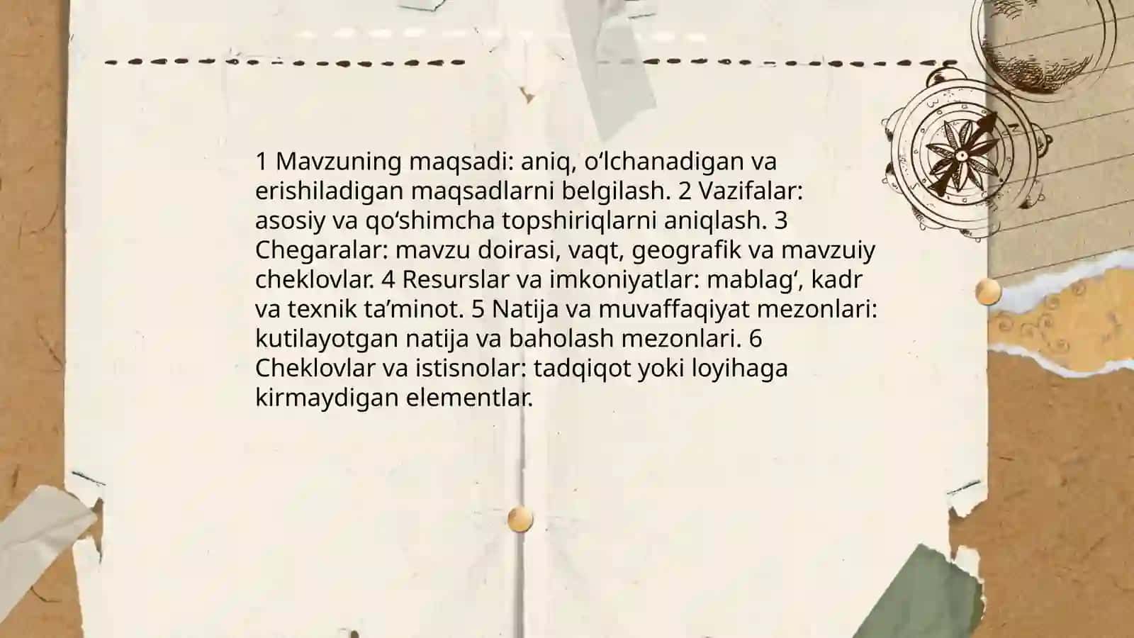 Mavzuni aniq va qisqacha taʼriflash 4