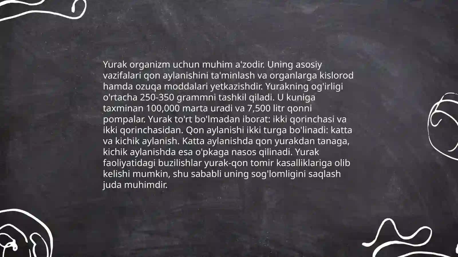 Yurak va uning tuzilishi 4
