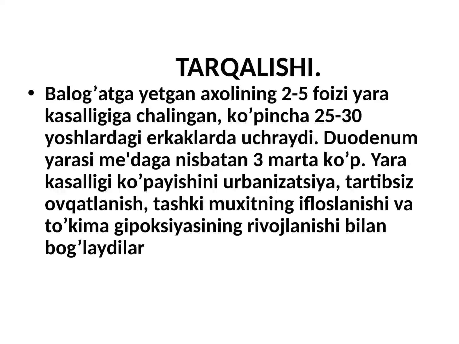 ME'DA VAO`N IKKIBARMOQLIICHAK YARAKASALLIGI TA'RIFI 4