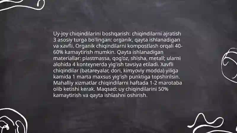 Chiqindilarni tasniflash va ajratib yig‘ish 4