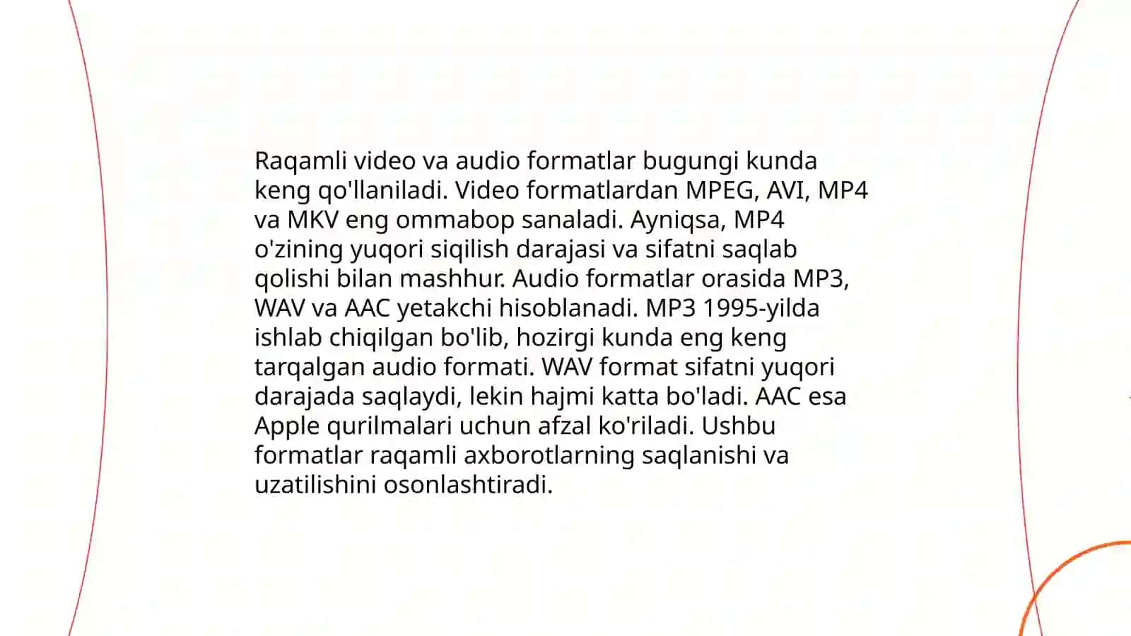 Multimedia texnologiyalari haqida tushuncha 4