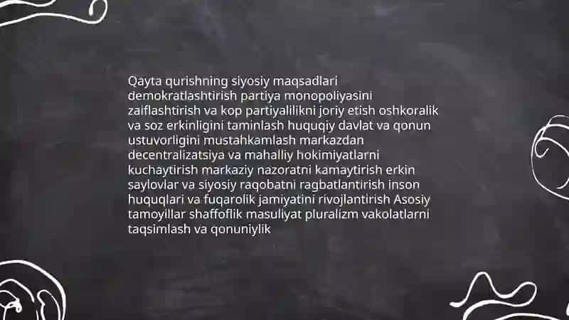 Qayta qurish jarayoni 4