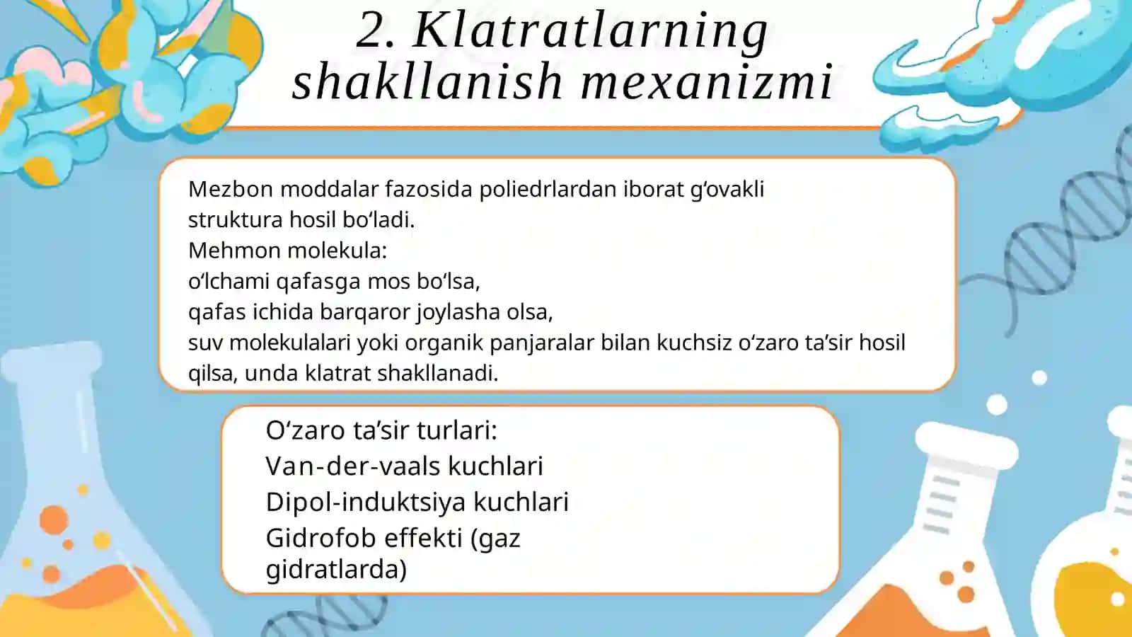 Klatratbirikmalar 4