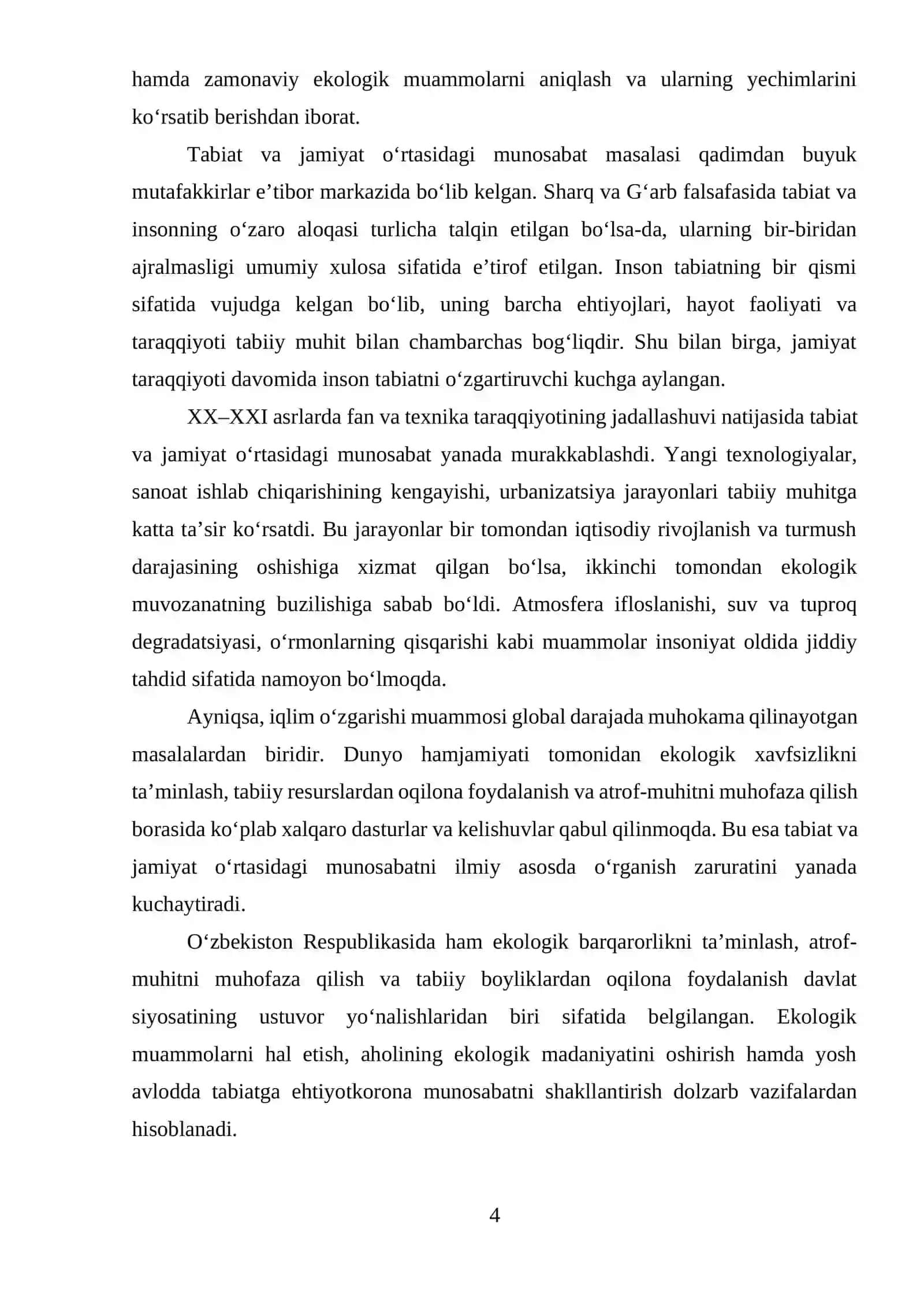 Tabiat va jamiyat tushunchalarining nazariy asoslari 4