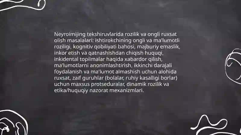Neyroimijing texnologiyalarini ishlab chiqish va ulardan foydalanishda yuzaga keladigan axloqiy muammolar 4