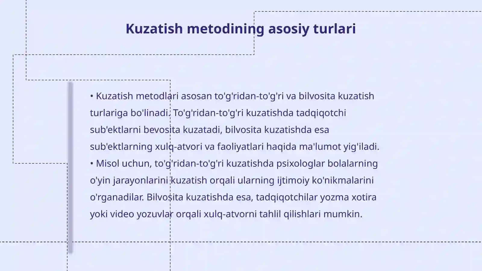 Psixologiyada Kuzatish Metodi 4