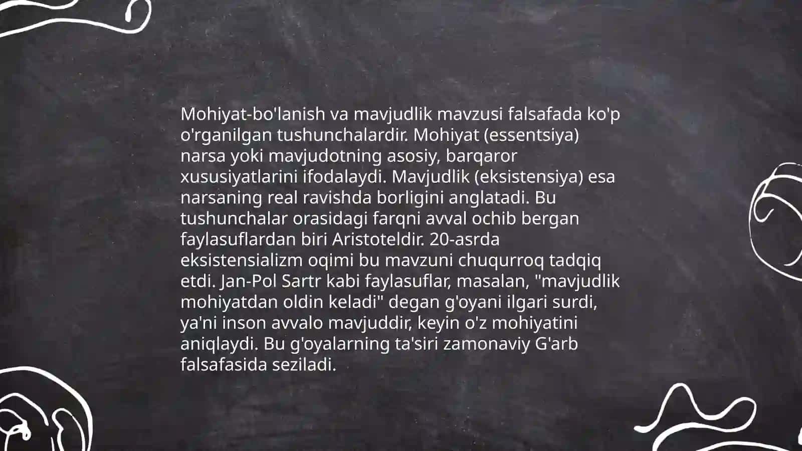 Mohiyatning falsafiy asoslari 4