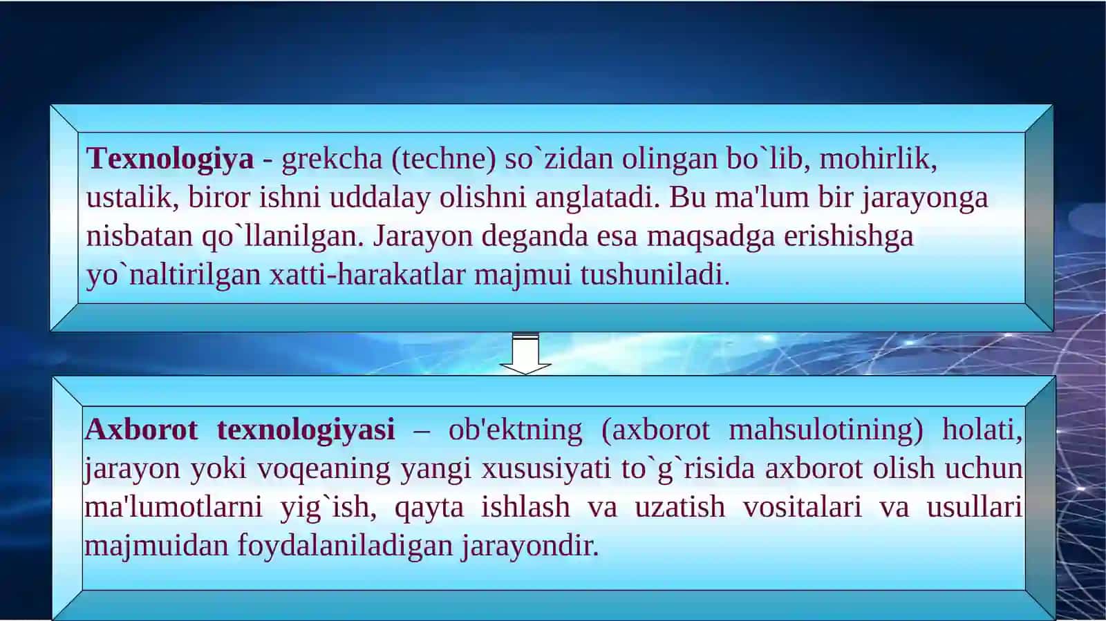 Axborot texnologiyalari aniq fanlar 4