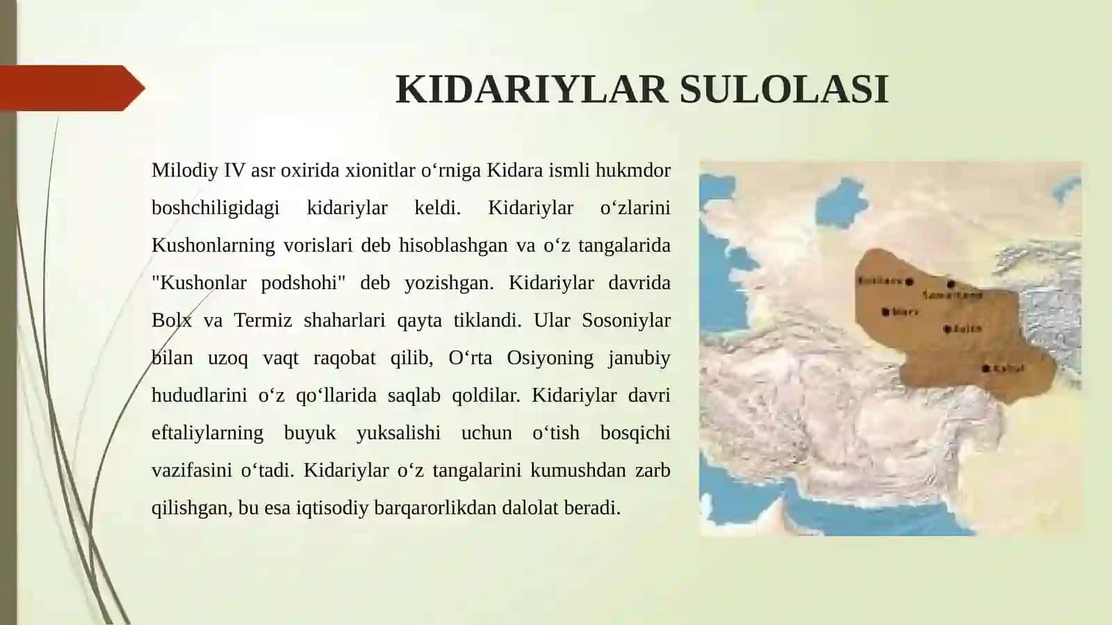O‘RTA OSIYODA ILK O‘RTA ASR DAVLATCHILIGI: XIONITLAR, KIDARIYLAR VA EFTALIYLAR IMPERIYASI 4