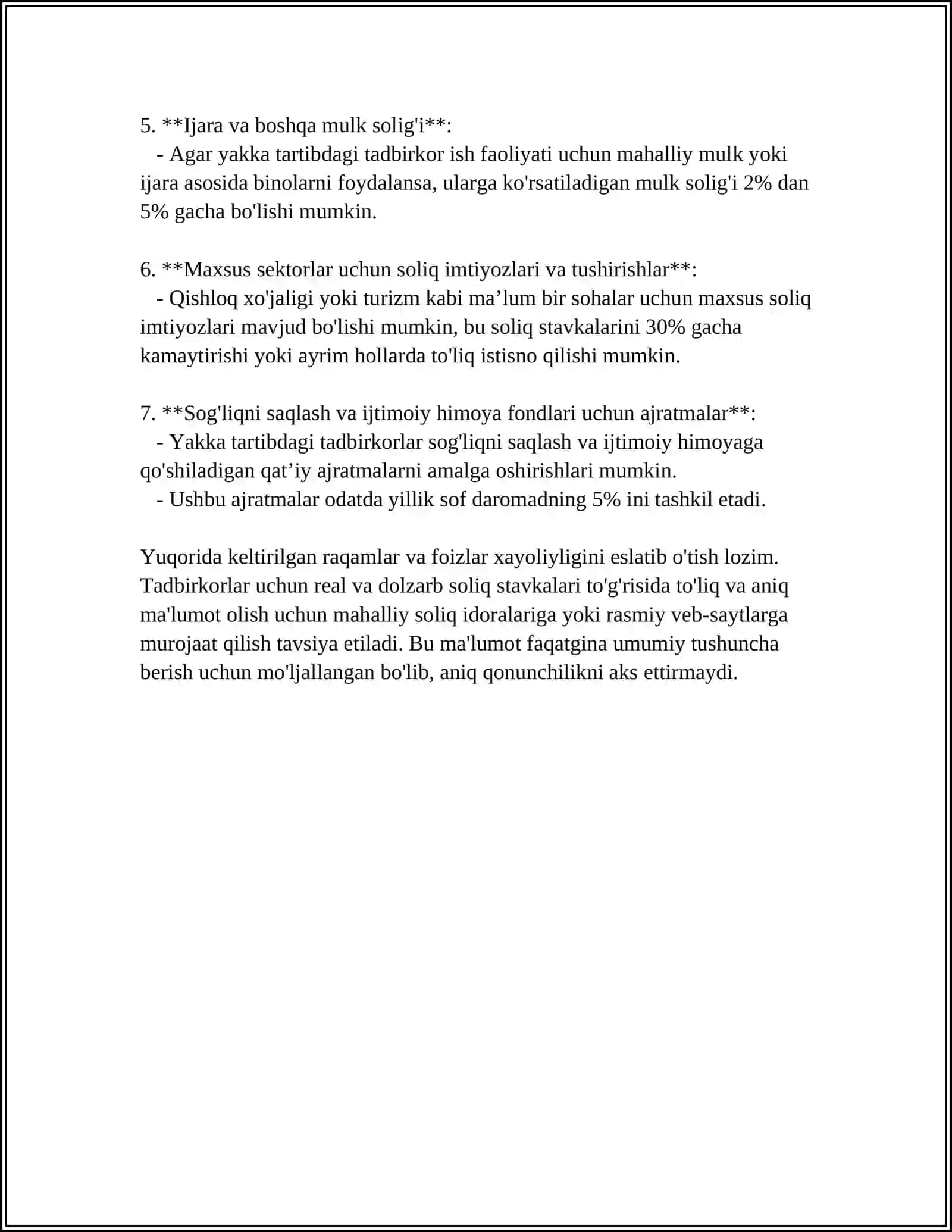 YAKKA TARTIBDAGI TADBIRKORLARNING DAROMADLARIGA SOLIQ SOLISHNING OZIGA HOS HUSUSIYATLARI 4