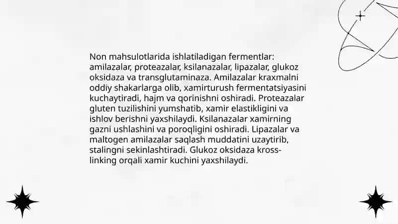 Non sifatini yaxshilovchi maxsus qoshimchalar 4