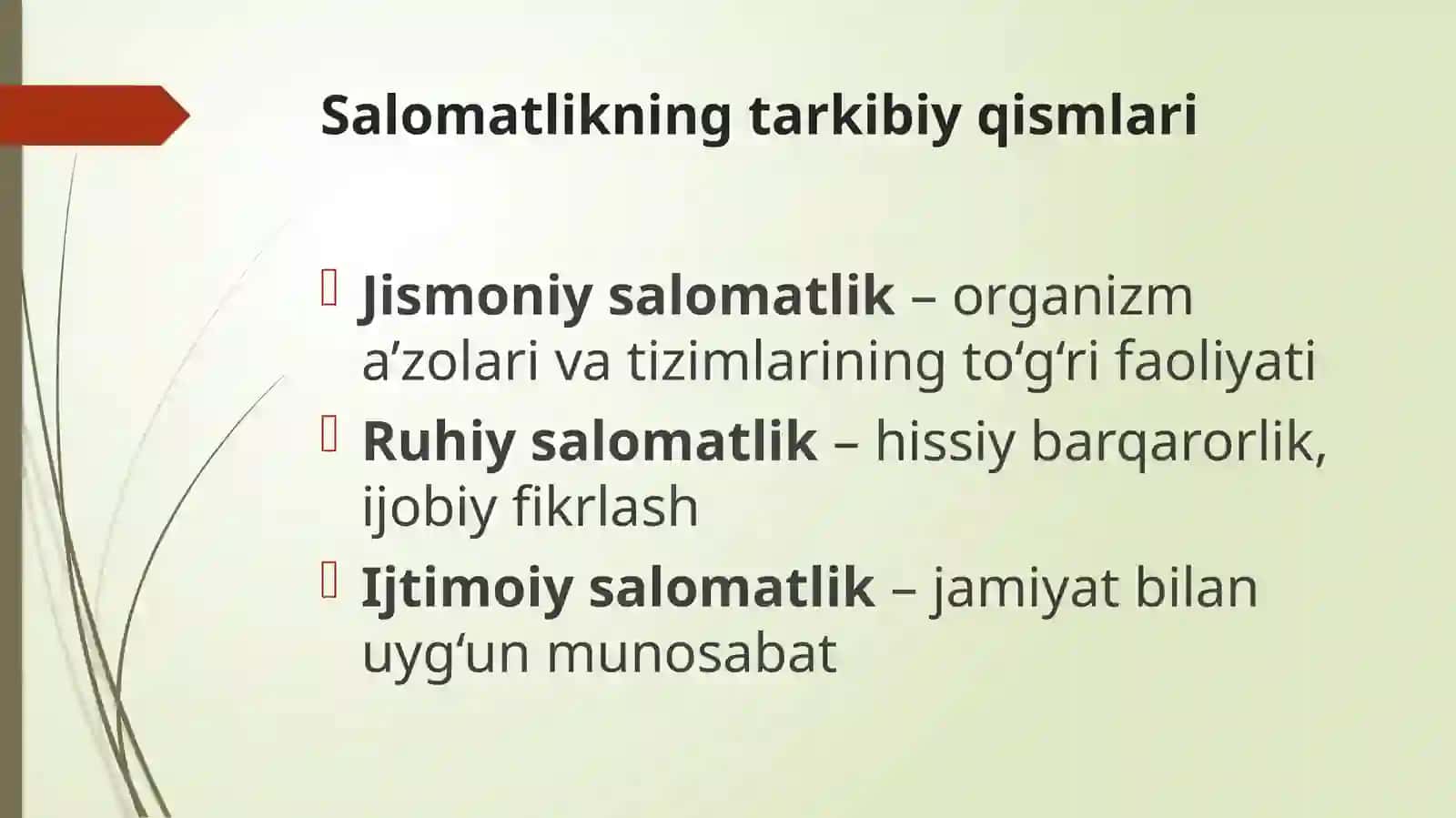 Odam va uning salomatligi. 1-2-3-4 sinf “Tabiiy fanlar” darsliklari bilan tanishish va tahlil qilish 4