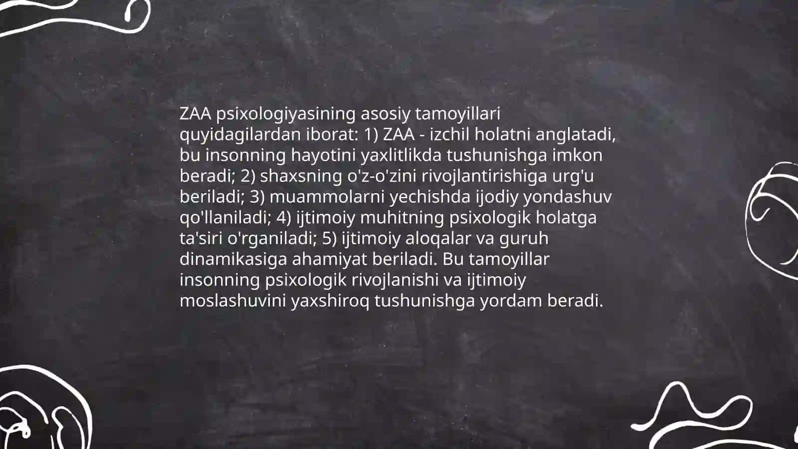 Zaa pisixologiya 4