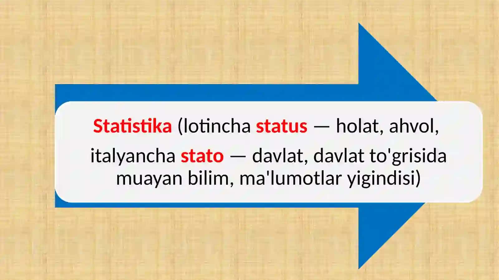 Statistika fanining predmeti, metodlari va vazifalari 4