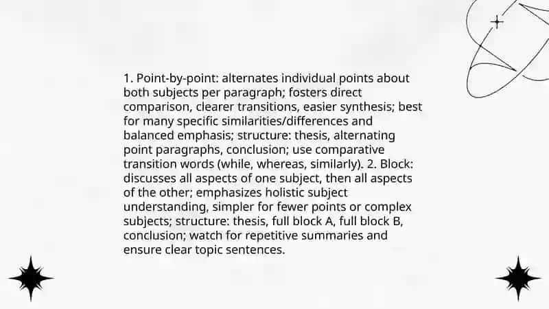 Choosing a Thesis Statement for a Compare and Contrast Essay 4