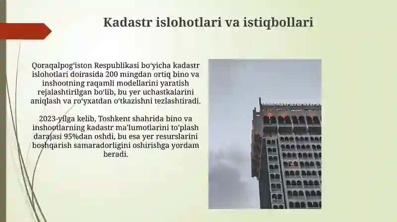 Bino va inshootlar davlat kadastri 4