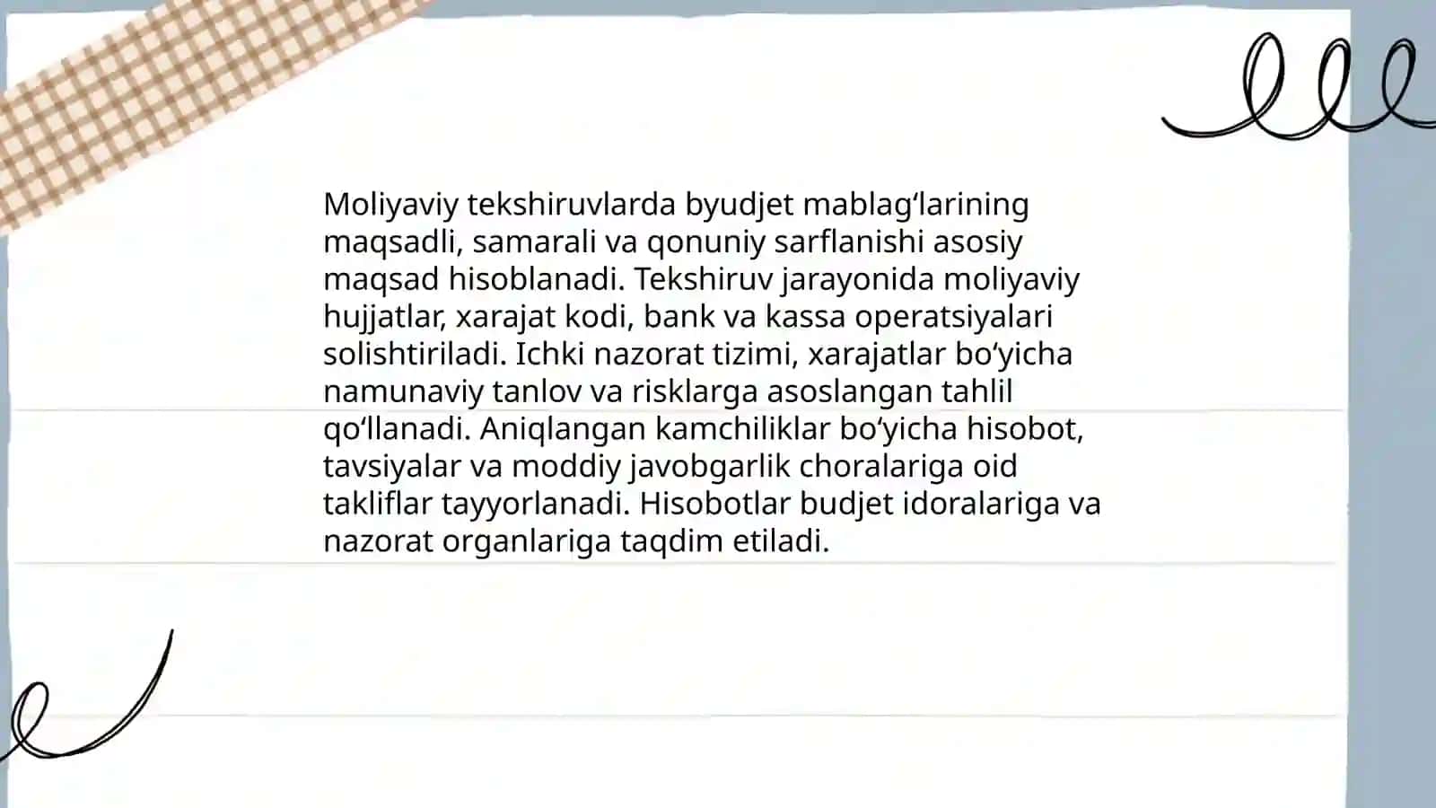 Ichki ishlar tizimi moliyaviy nazoratni tekshirish 4