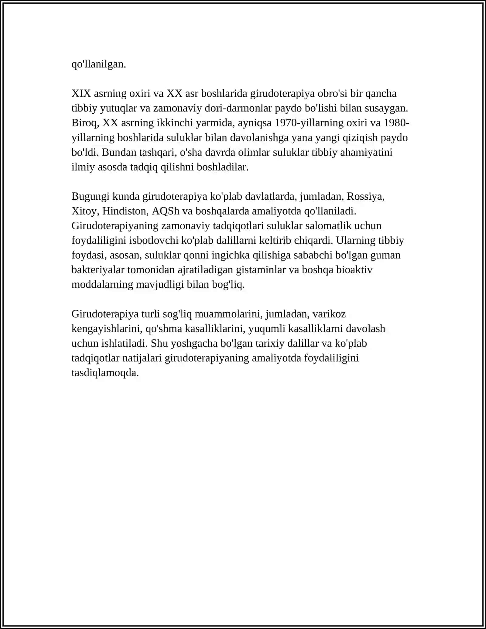 GIRUDOTERAPIYANING ASOSIY VAZIFASI 4