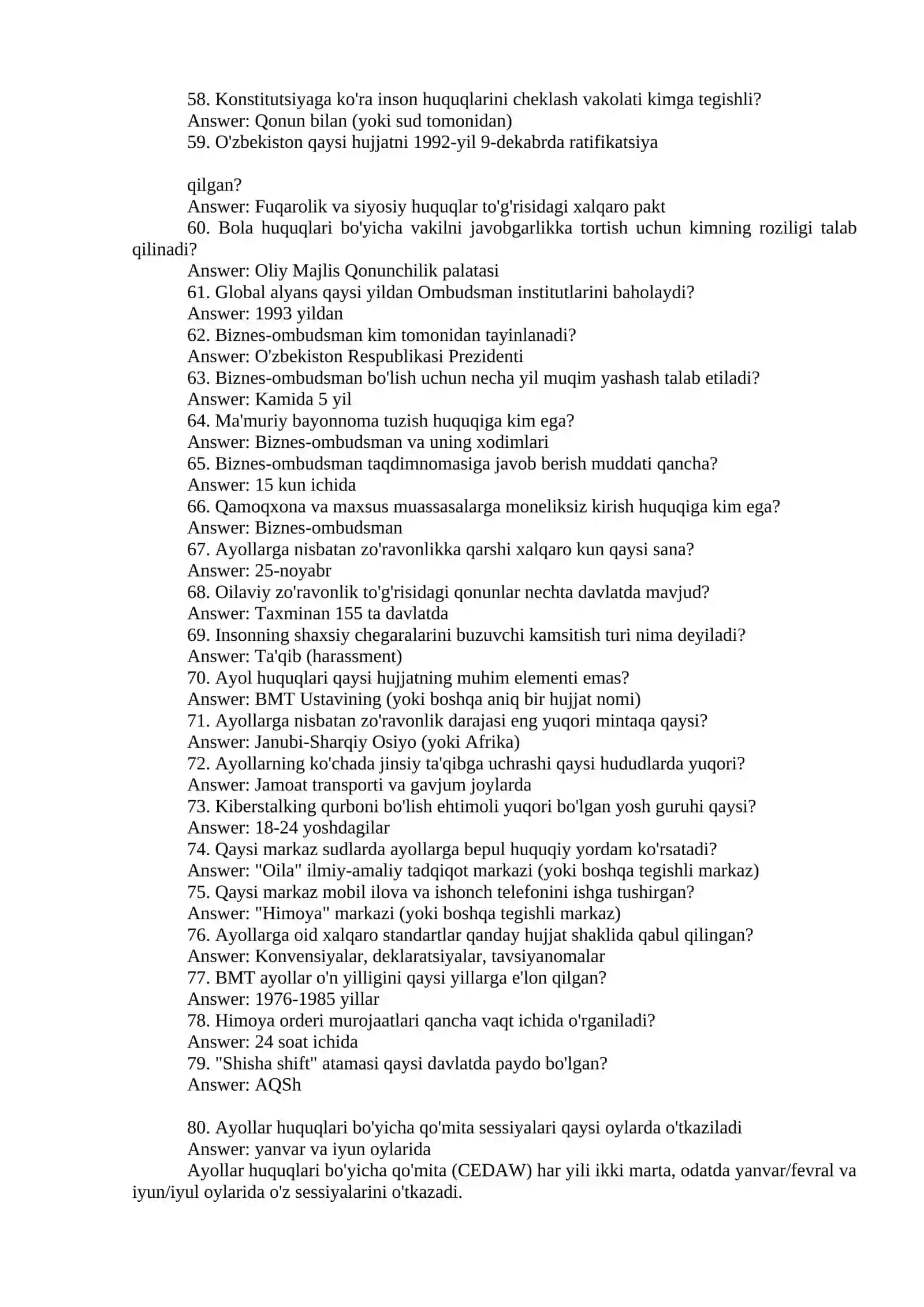 Inson huquqlariga subyektiv ta'rif 4