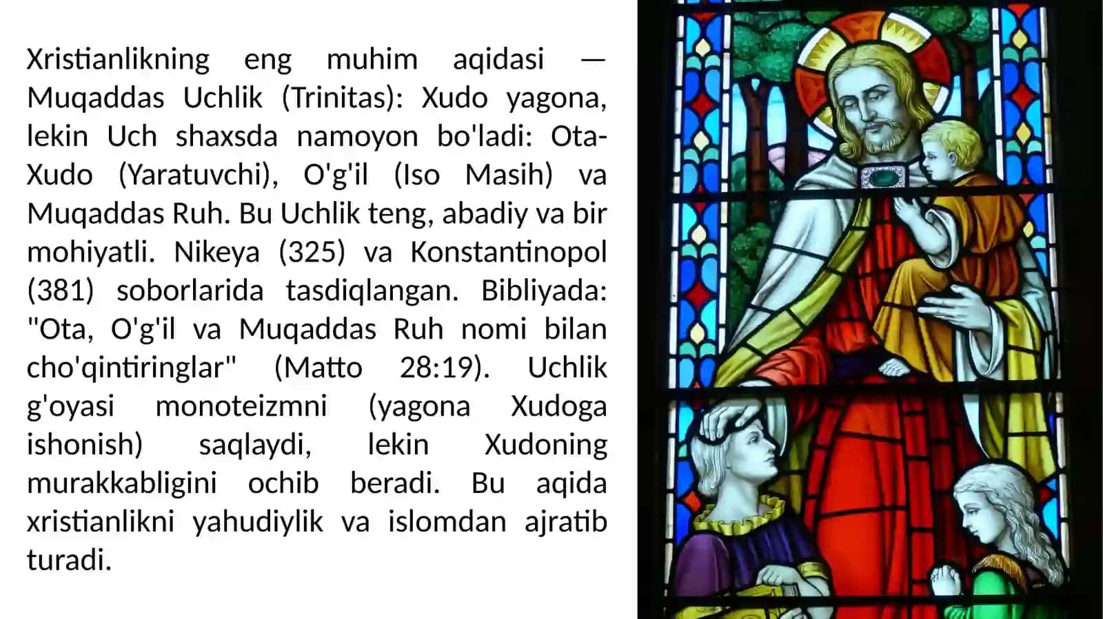 Xristianlik diniy ta'limoti, uning asosiy oqimlari 4