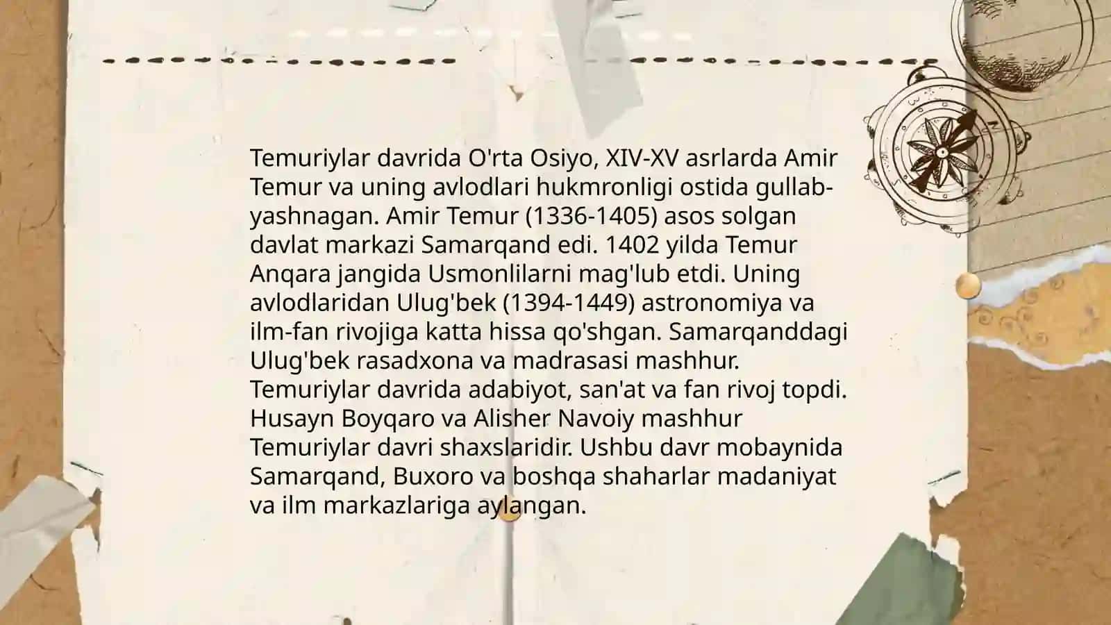 Amir Temur hayoti va tarjimai holi 4