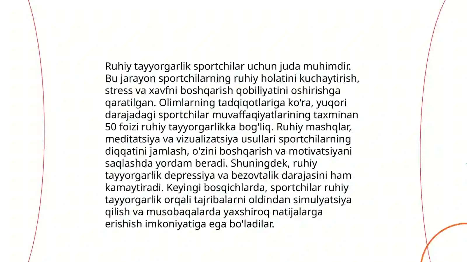 Jismoniy tayyorgarlik 4