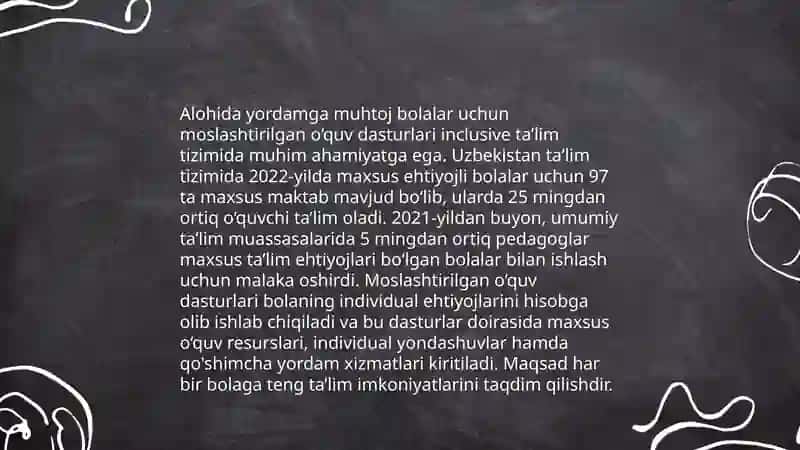 Alohida yordamga muhtoj bolalarning inklyuziv ta’limi 4