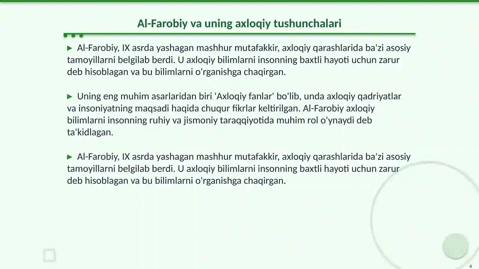 Sharq mutafakkirlari ning axloqiy qarashlari 4