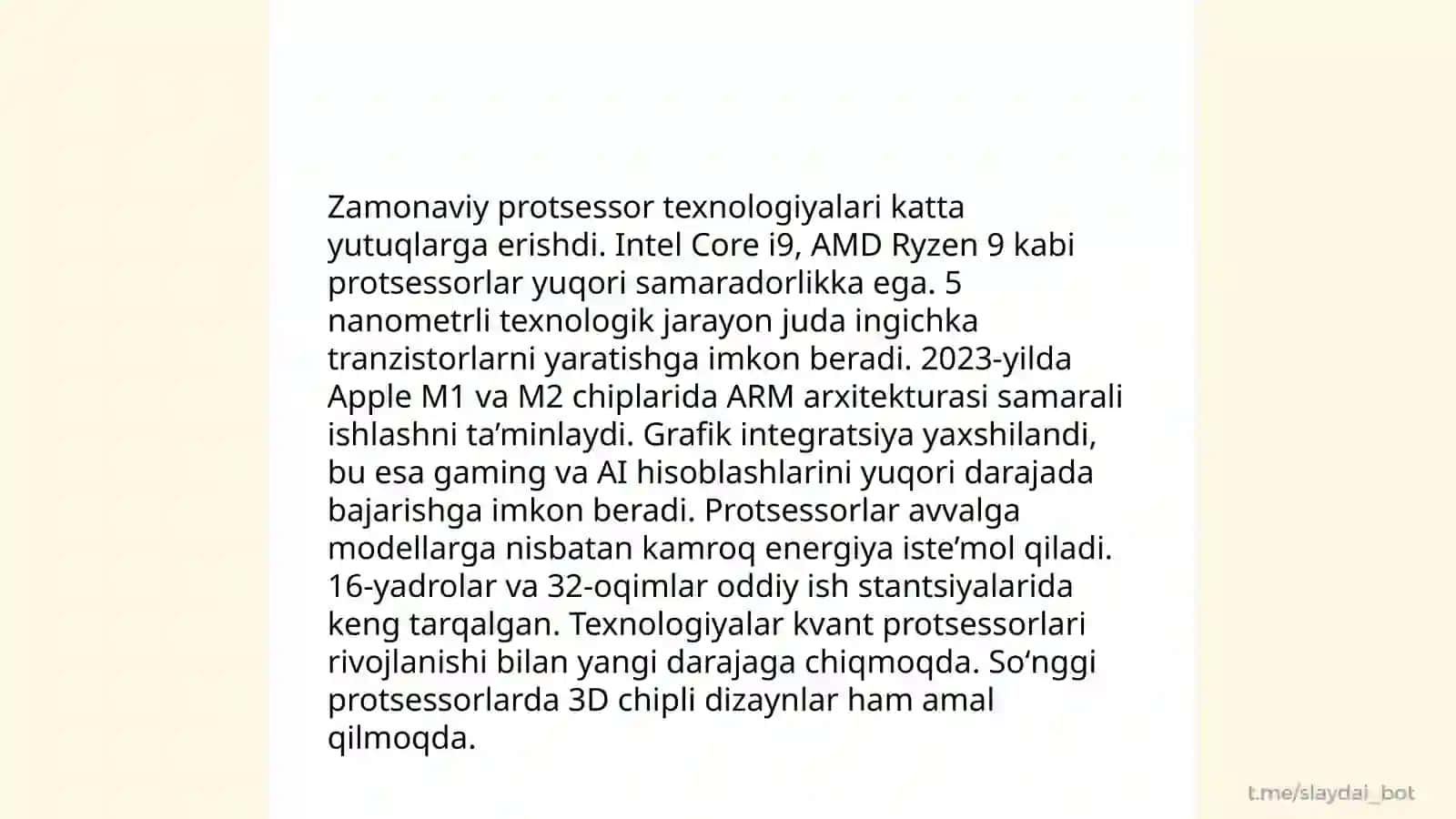 Zamonaviy shaxsiy kompyuter texnologiyalari 4
