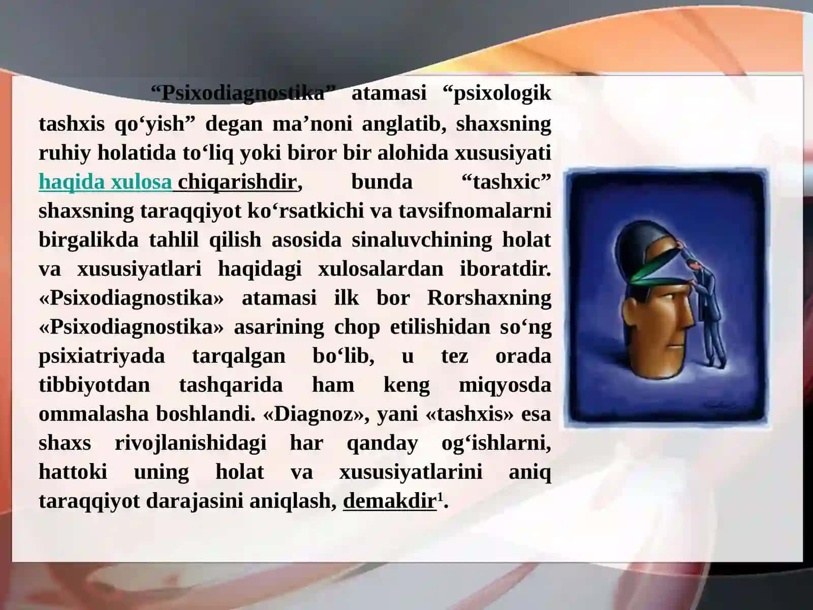 Psixodiagnostikaning nazariy asoslari 4