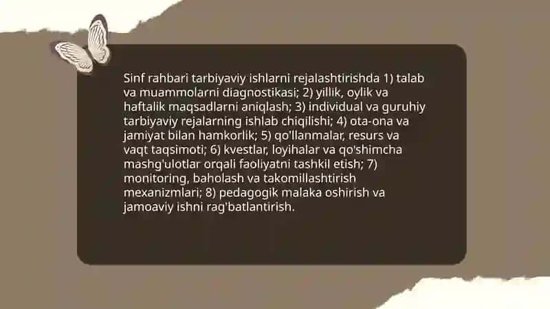 Maktabdagi tarbiyaviy ishlar tizimida snif rahbarinig faoliyati 4