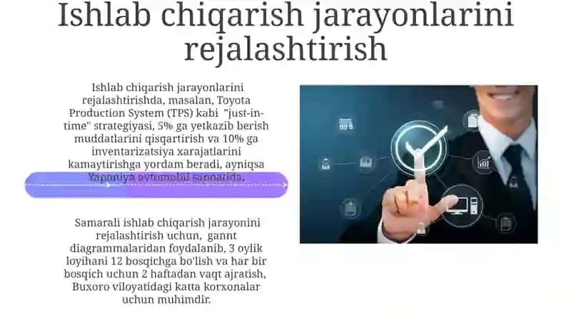 Zamonaviy operatsiyalarni boshqarish texnologiyalari 4