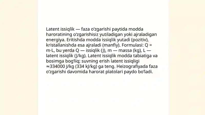 Eritish va kristallanishning termodinamik asoslari 4