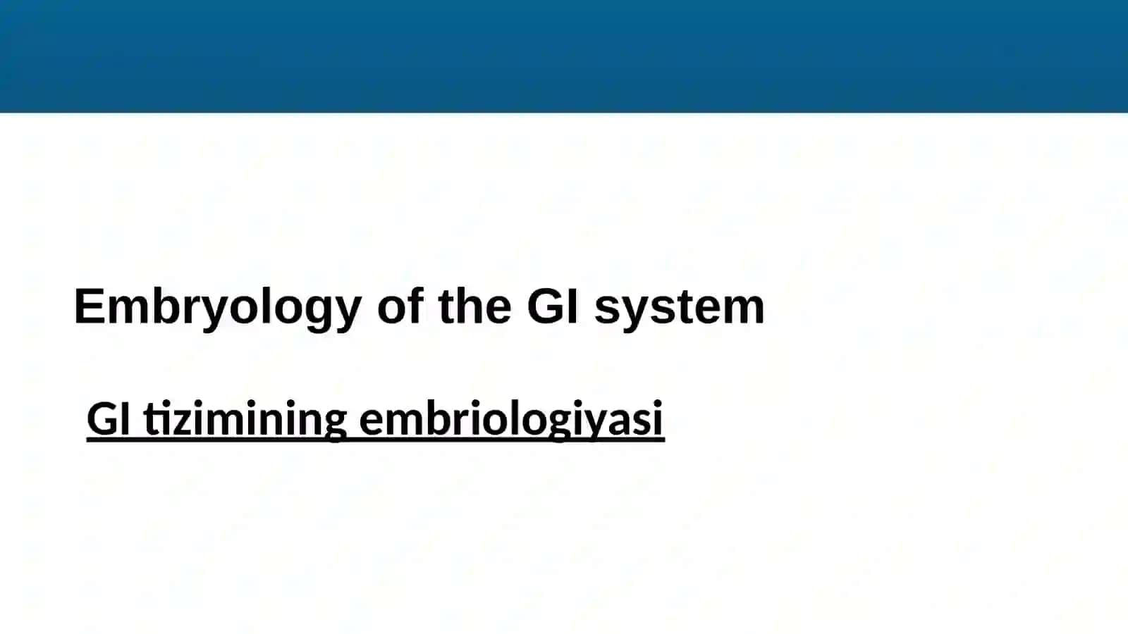 Gastrointestinal System 4