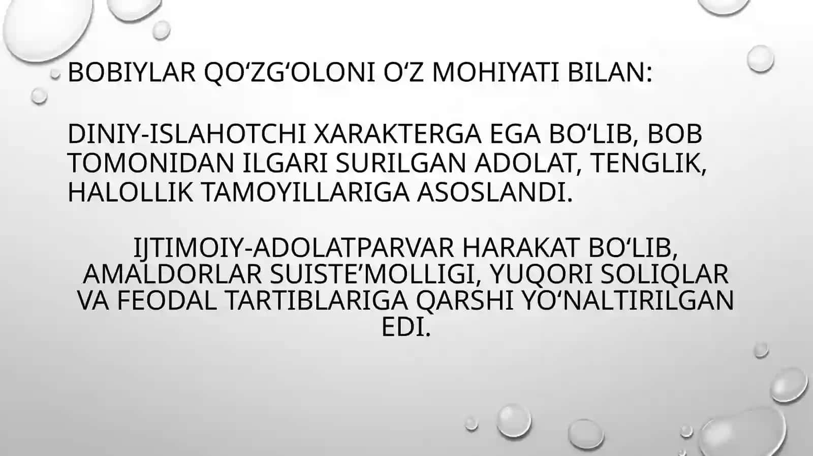 Bobiylar Qo’zg’oloniharakaterimag'lubiyat sabablari 4