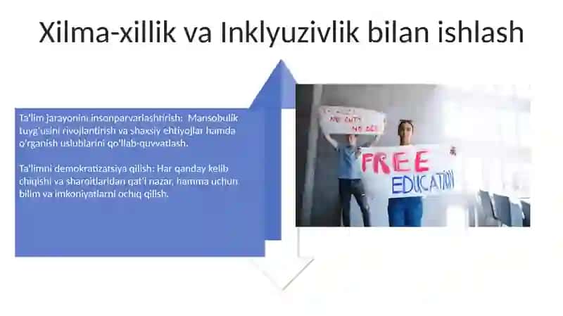 Ta'lim jarayonini insonparvarlashtirish va demokratlashtirish 4