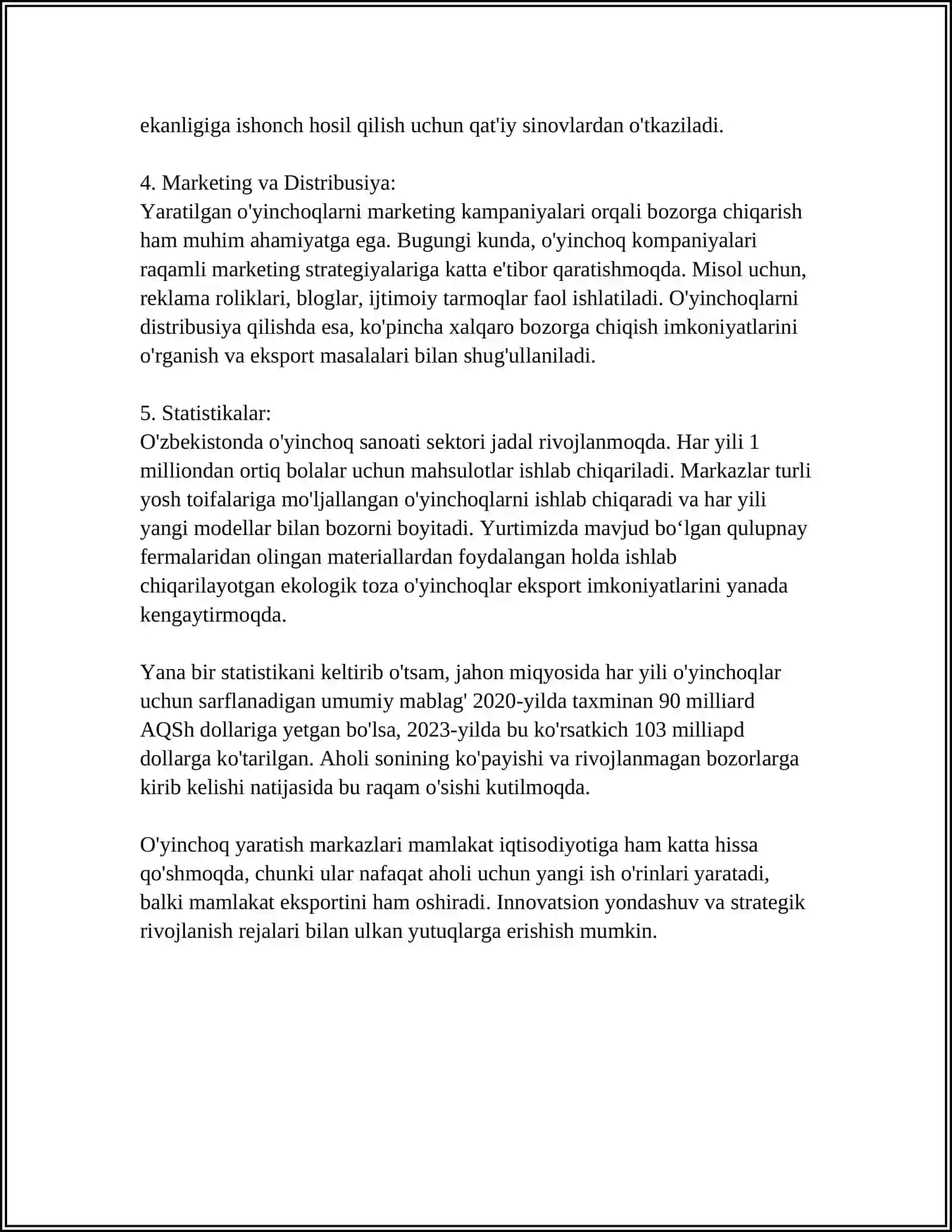 MAKTABGACHA TA’LIM TASHKILOTLARIDA MARKAZLAR BO’YICHA 4