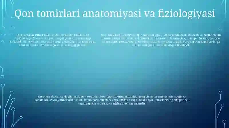 Bolalarda Yurak Qon Tomir Sistemasini OʻRganish 4
