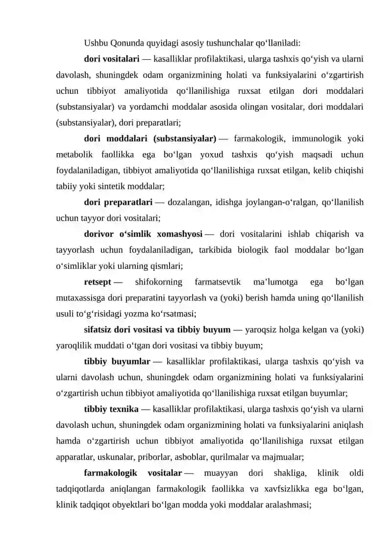 Dori vositalari texnologiyasi 4