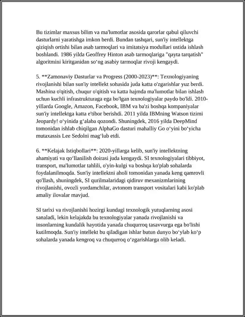 SUNʼIY INTELLEKT 4