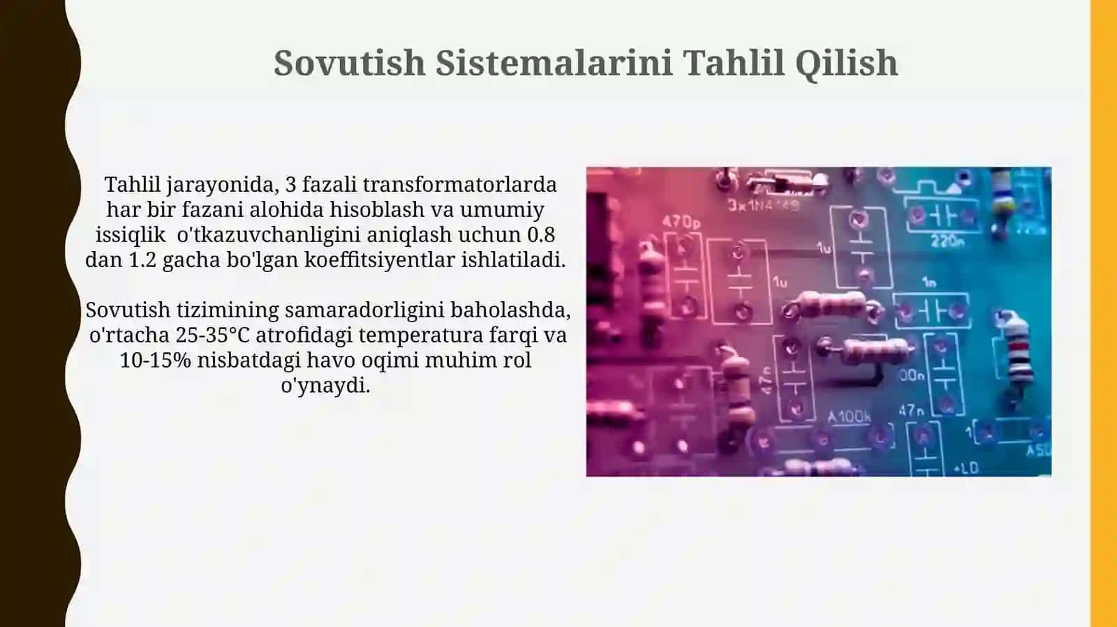 Kuch transformatorlarining elektr va issiqlik rejimini hisoblash asoslari 4