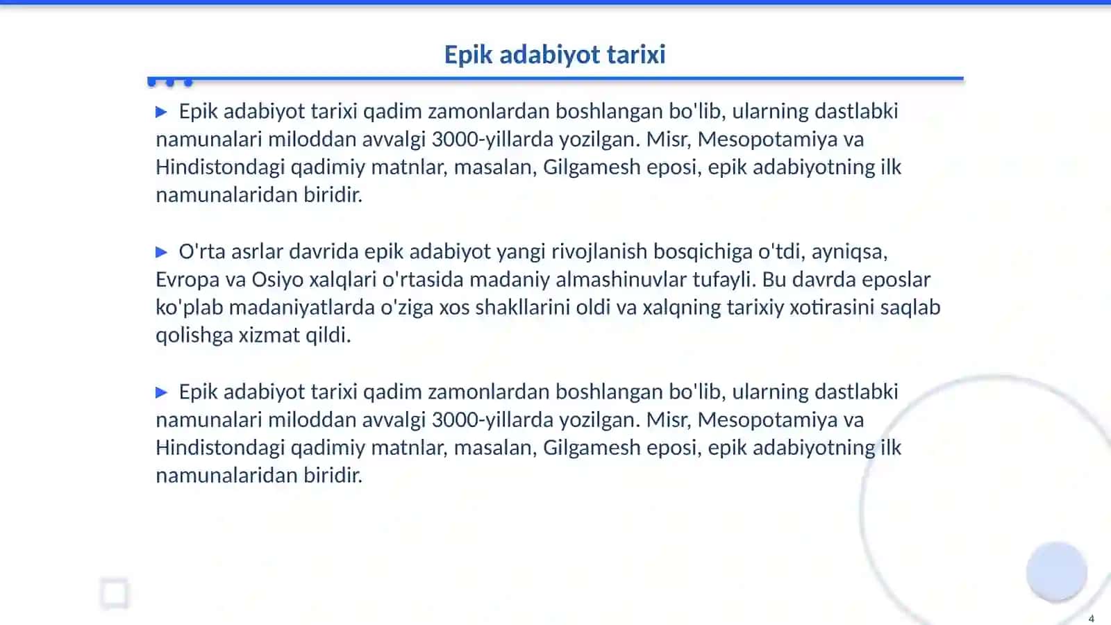 Qadimgi qahramonlik eposlari 4