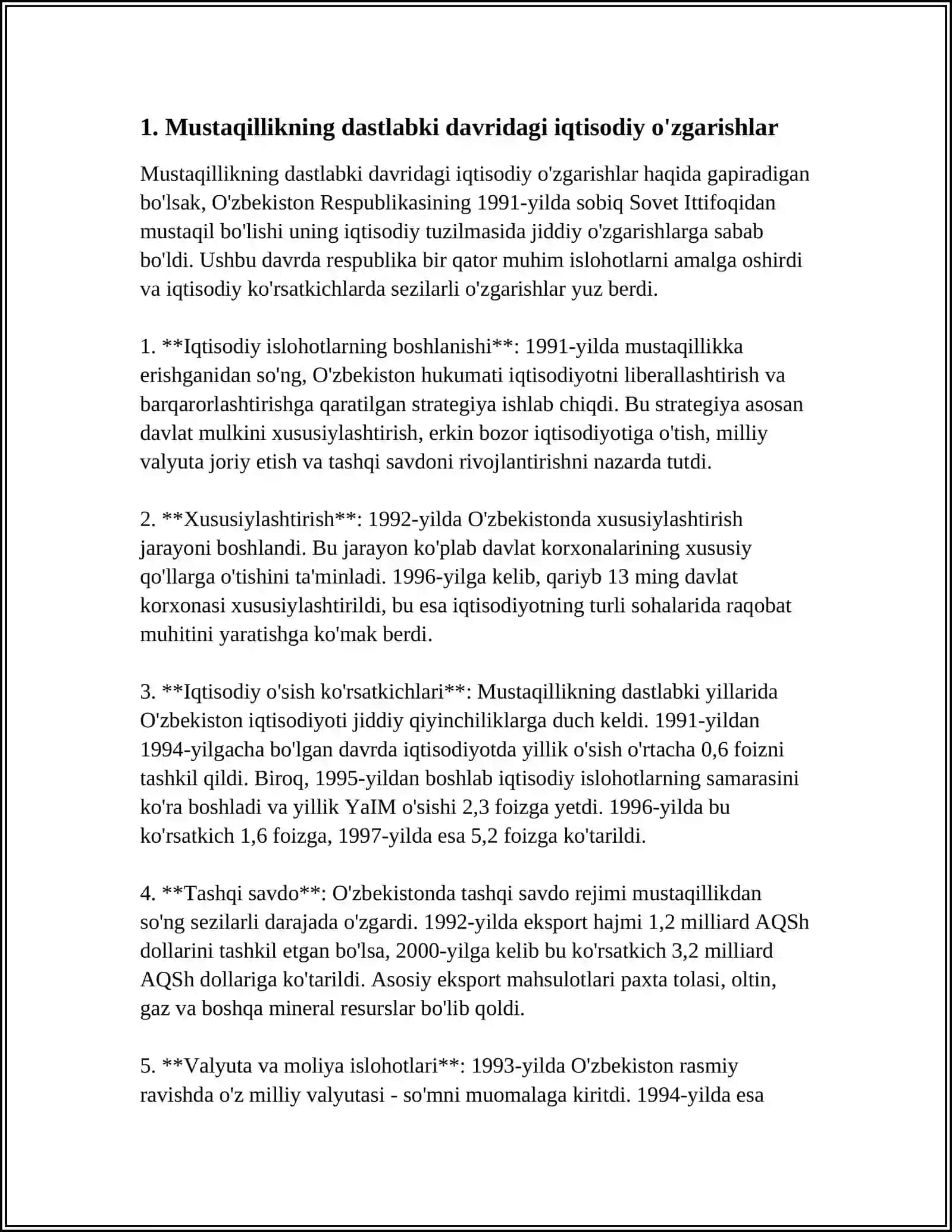 MUSTAQILLIK YILLARIDA QORAQALPOG'ISTON RESPUBLIKASI 4