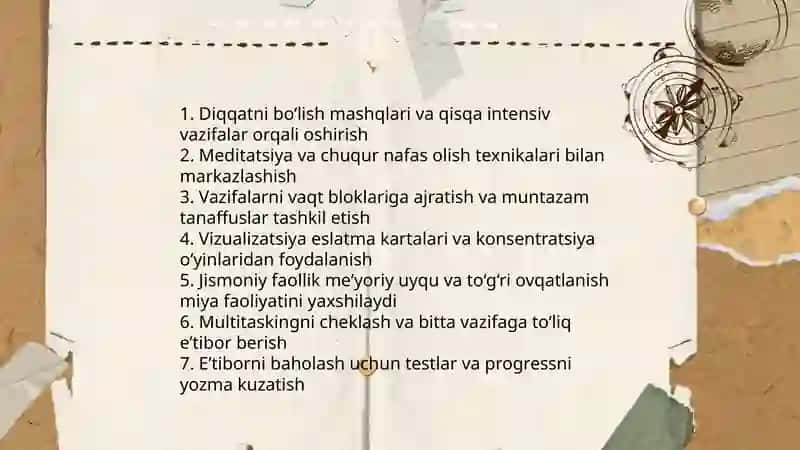 Diqqat tushunchasi va turlari 4