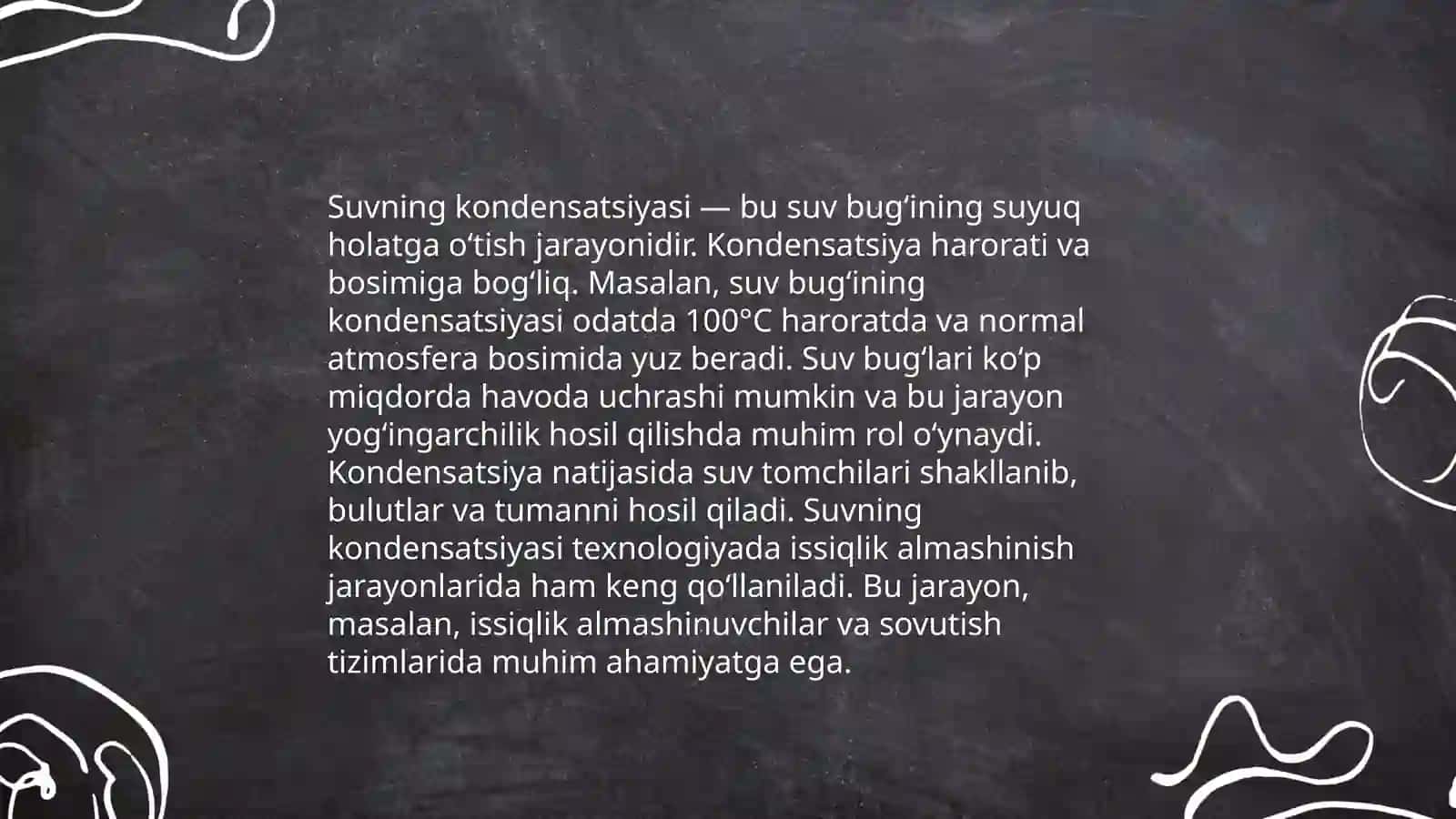 Suvning bug'lanishi 4