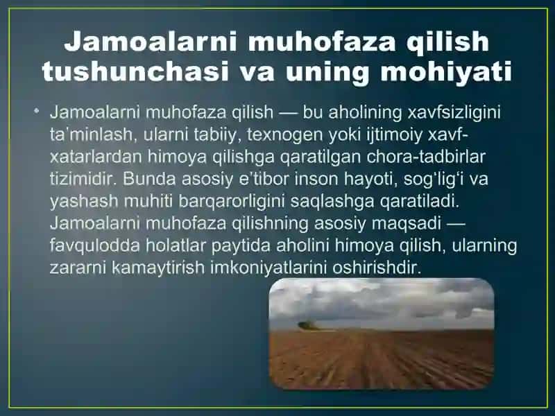 Jamoalarni muhofaza qilish. Zonal va regional farqlarni hisobga olish 4
