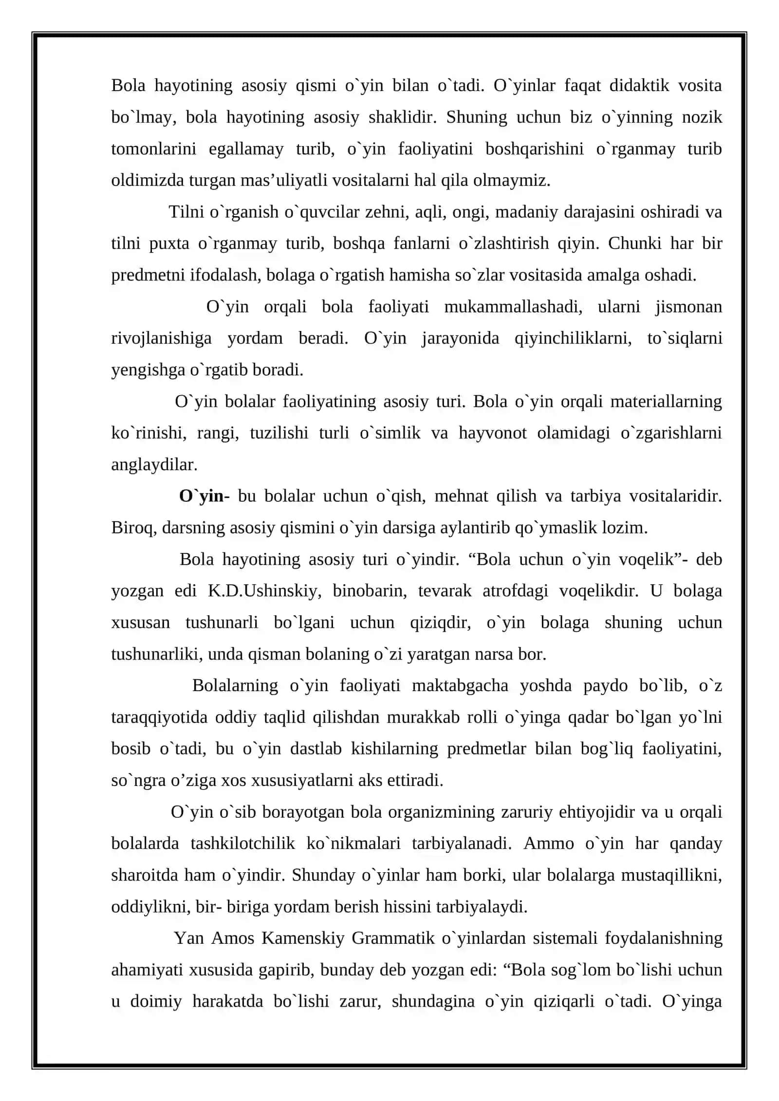 Interfaol darslarda didaktik o’yinlardan foydalanish imkoniyatlari 4