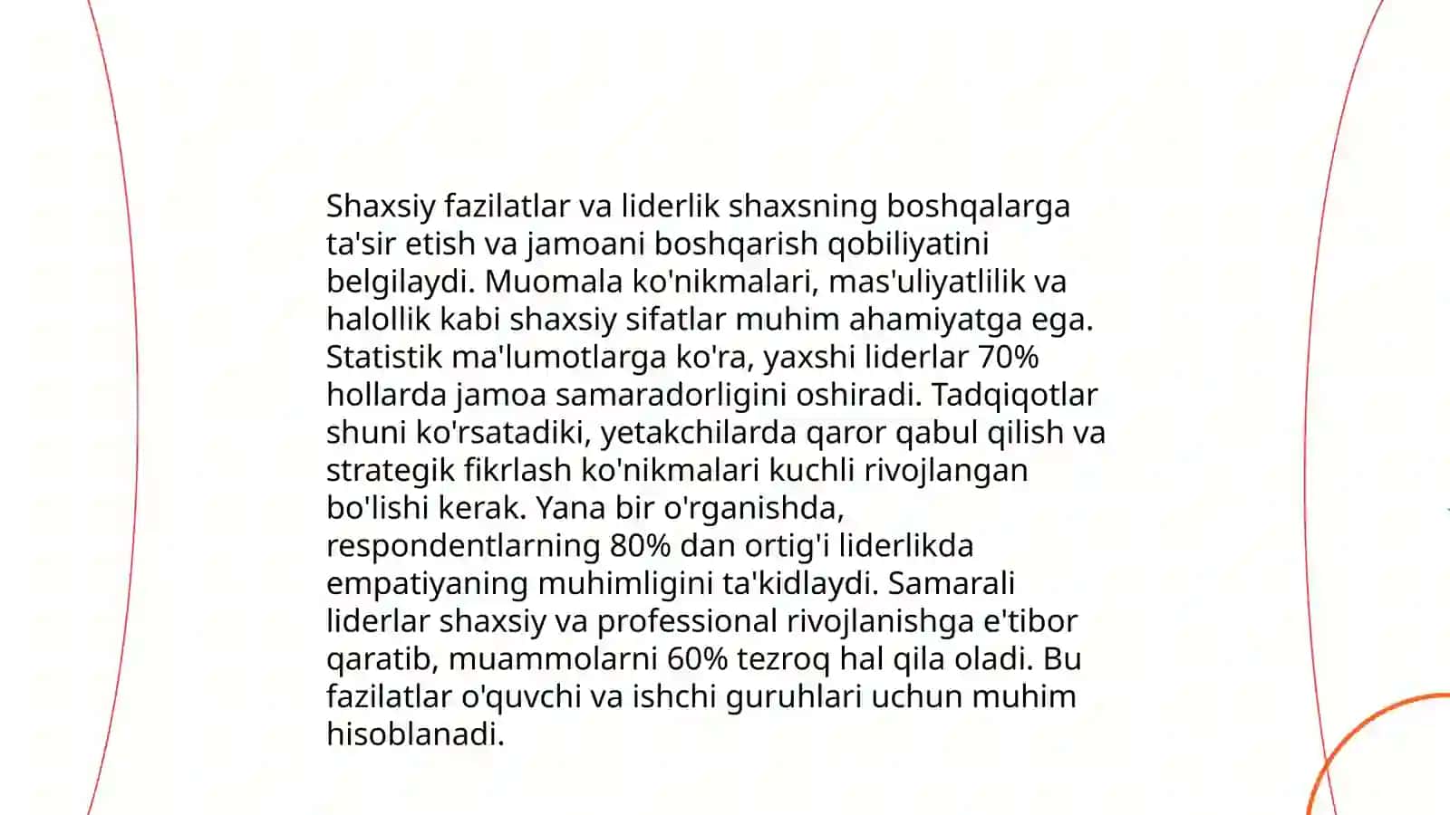 Shaxs va uning liderlik qobiliyatlari 4